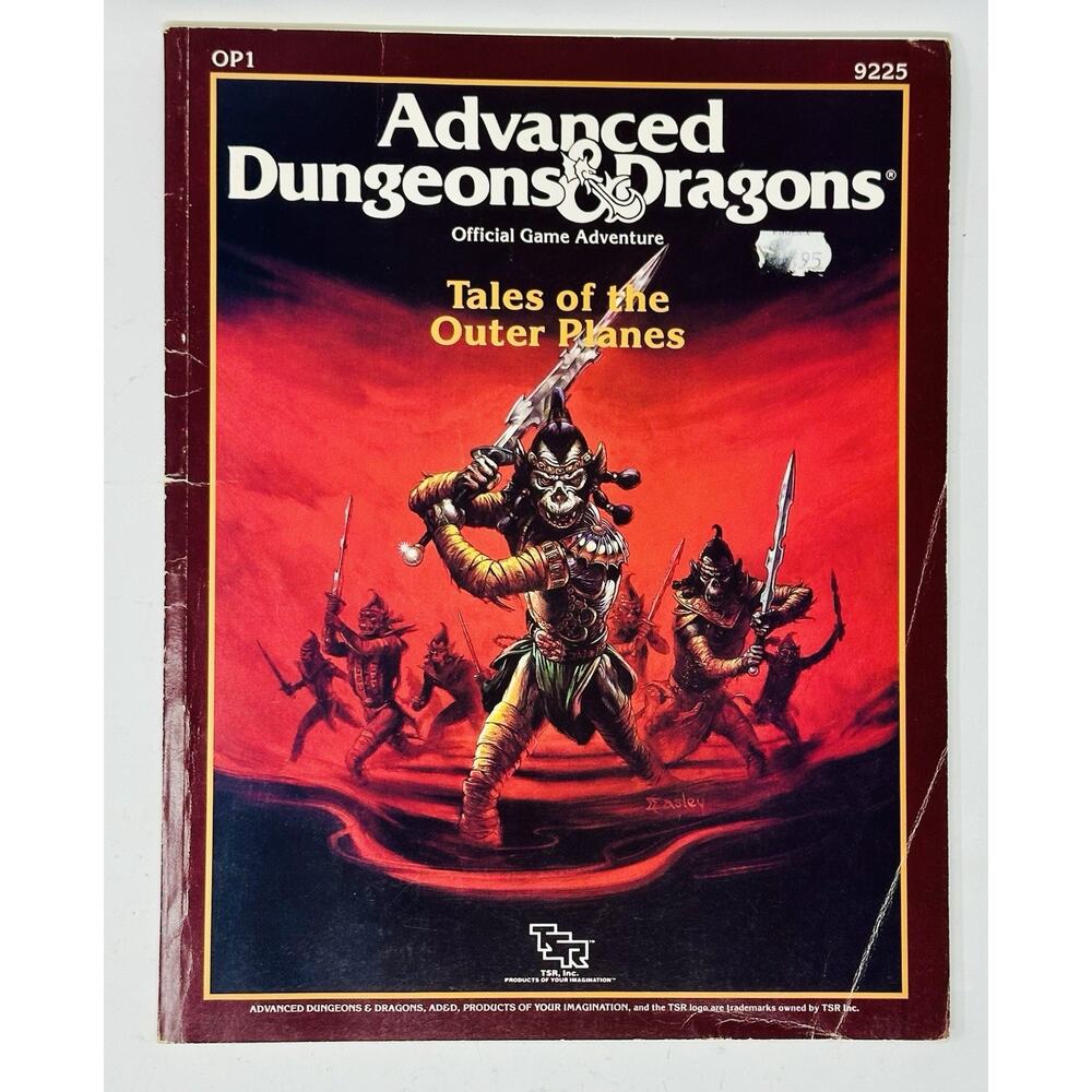 Tales of the Outer Planes AD&D Advanced Dungeons & Dragons 1988 TSR #9225